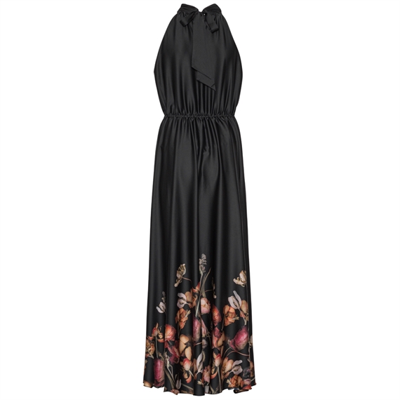 Karmamia Ava Maxi Kjole, Black Blossom